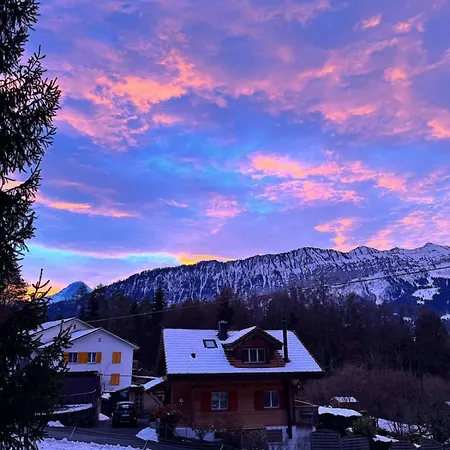 Romantic Alpine With Superview Of Near Interlaken Apartament Sundlauenen