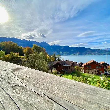 アパート Romantic Alpine With Superview Of Near Interlaken *