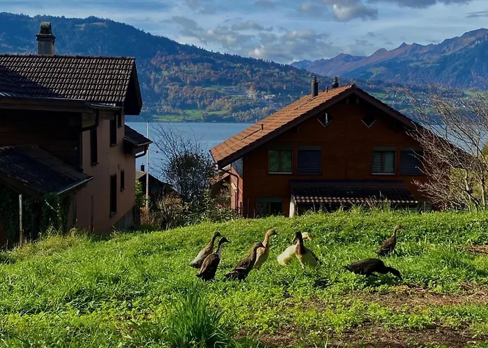 דירה Romantic Alpine With Superview Of Near Interlaken