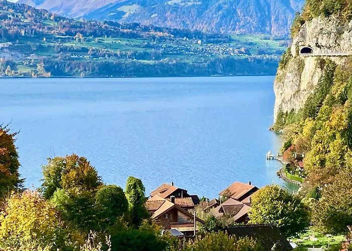 Romantic Alpine With Superview Of Near Interlaken דירה Sundlauenen