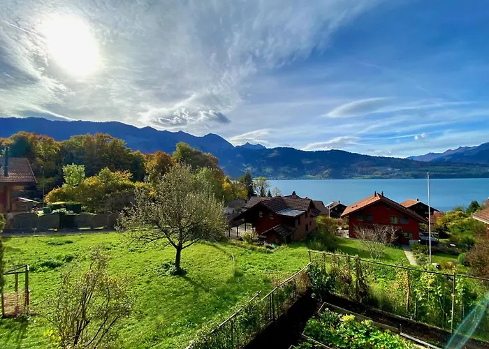 Romantic Alpine With Superview Of Near Interlaken דירה Sundlauenen