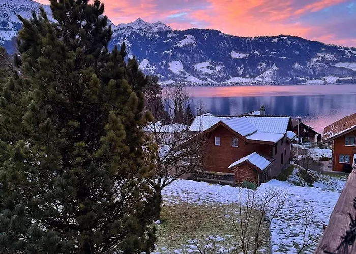 דירה Romantic Alpine With Superview Of Near Interlaken