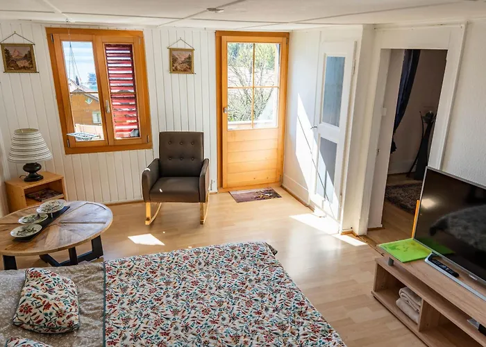 Romantic Alpine With Superview Of Near Interlaken דירה *